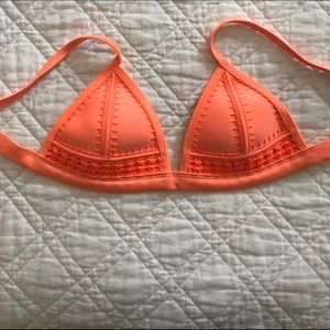 TRIANGL neoprene bikini top & bag